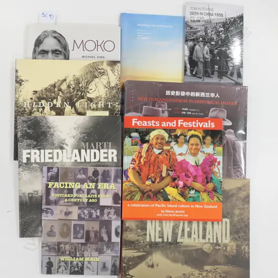 NINE NZ PHOTOGRAPHY BOOKS: INCL.FRIEDLANDER